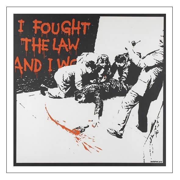 Banksy I Fought The Law